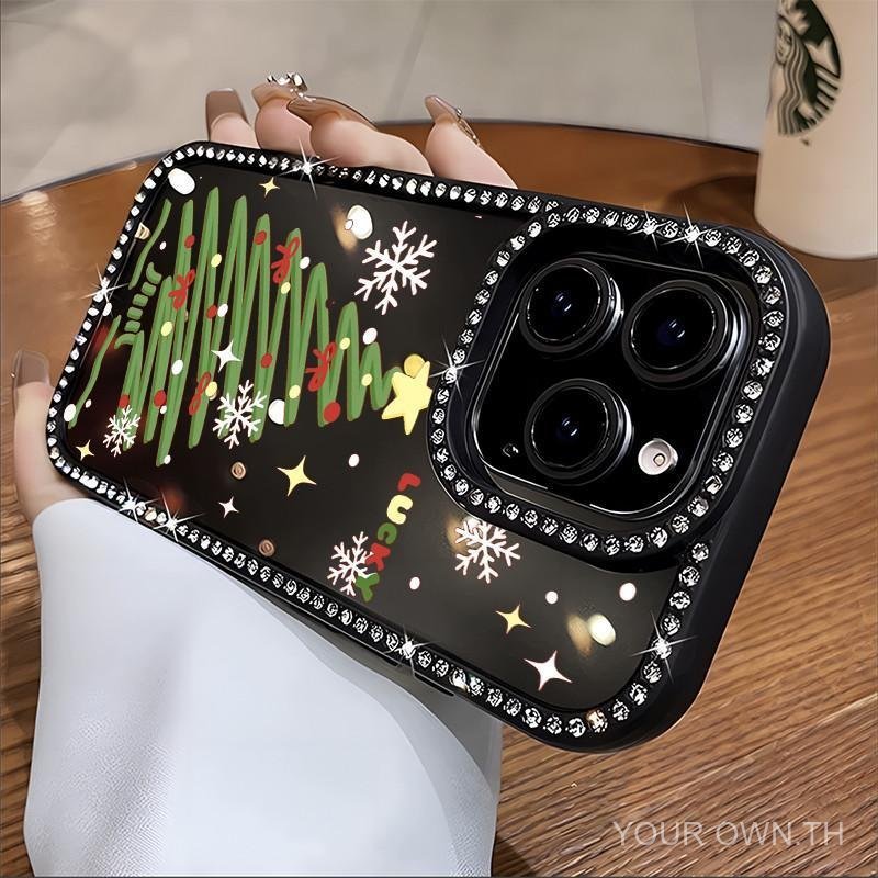 เหมาะสําหรับ ไอโฟน1711131614121516PRO13PRO17PROMAX15PROMAX16PROMAX17AIR16PLUS15PLUS รูปแบบคริสต์มาสเ