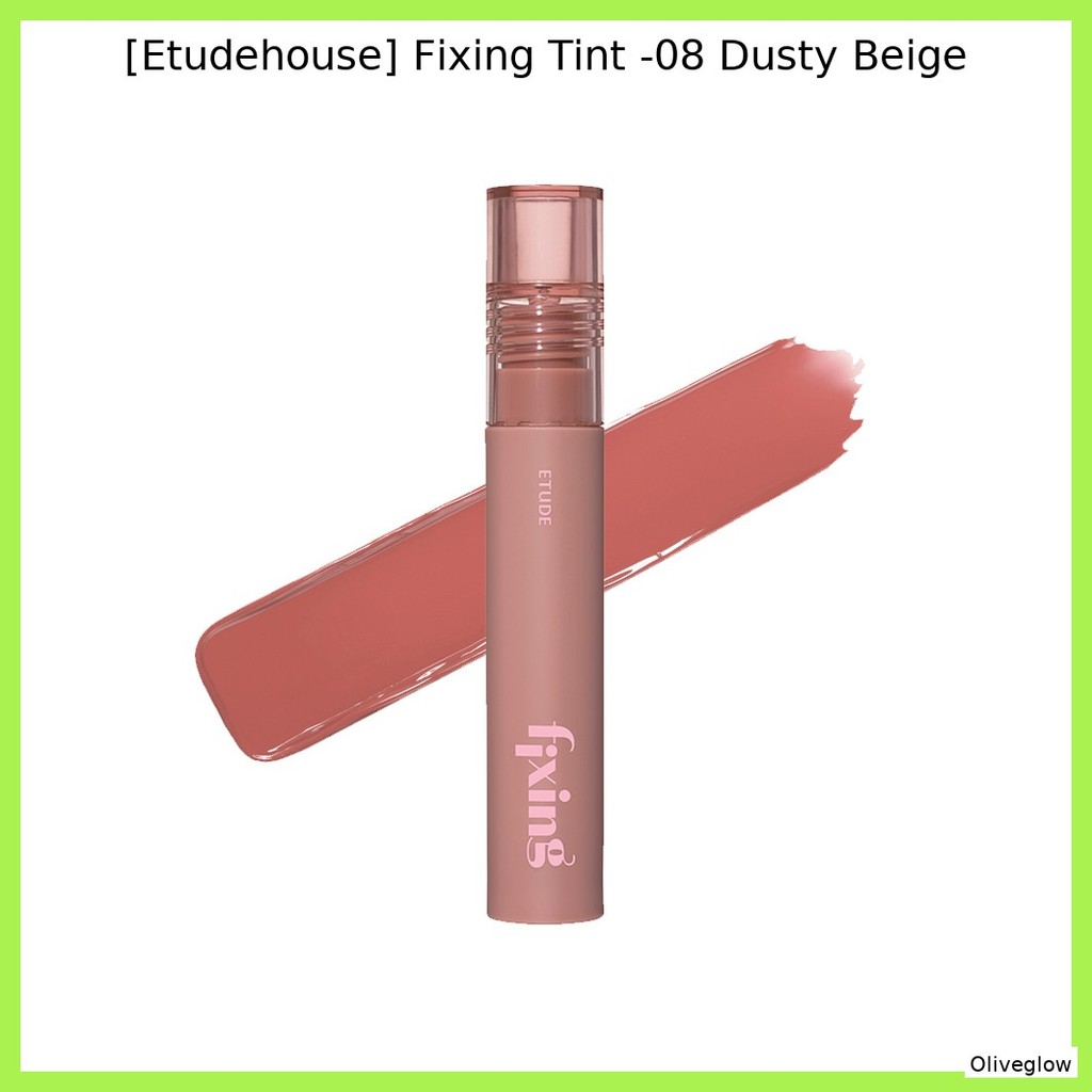 [Etudehouse] Fixing Tint -08 Dusty Beige / Korean Fixing Tint / สีติดทนนาน โดย Oliveglow