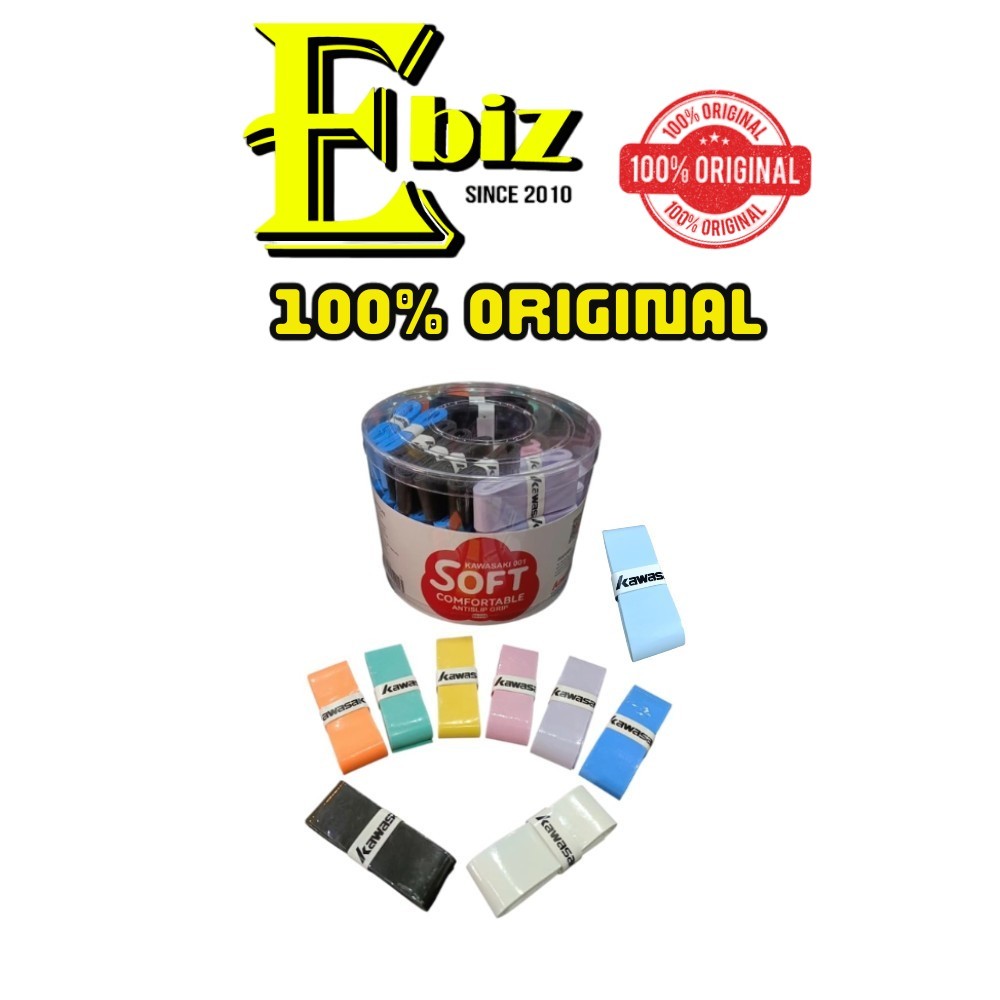 KAWASAKI 001 Soft สบาย Anti Slip Over Grip สําหรับแบดมินตันสควอชเทนนิส