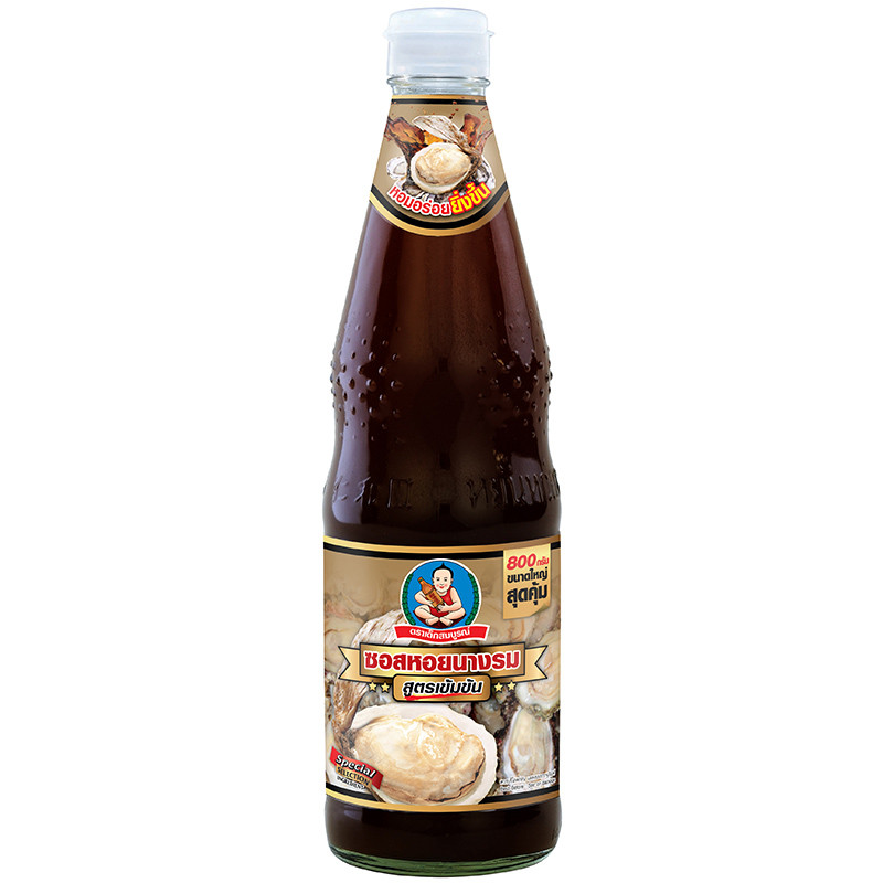 เด็กสมบูรณ์ซอสหอยนางรมสูตรเข้มข้น 800กรัม Healthy Boy Thick Oyster Sauce 800g. [หมายเลขบาร์โค้ด 8850206117512]