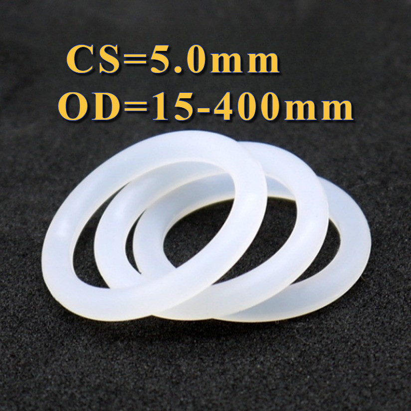 ลูกยางโอริงสีขาว / O-Ring Switch Dampeners CS5mm*OD15-400mm [PY-TH2]