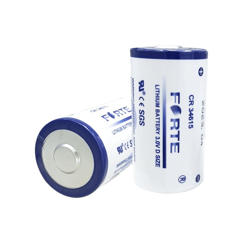 ที่กําหนดเอง CR34615 3V No.1 D 11500mAh Non ชาร์จ Li/MnO2 แบตเตอรี่สําหรับสมาร์ทเครื่องวัดน้ํา Flow 