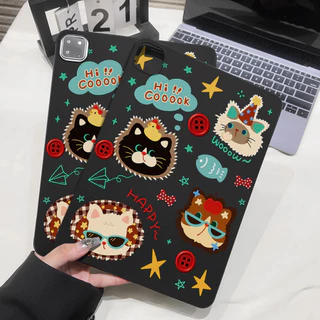 เคสสำหรับ For iPad 10.2''(2021/2020/2019) 10.9''(2022) 11''(2025) เคสป้องกันด้านหลังแบบบางและน้ำหนักเบา Mini 7 6 5 4 3 2