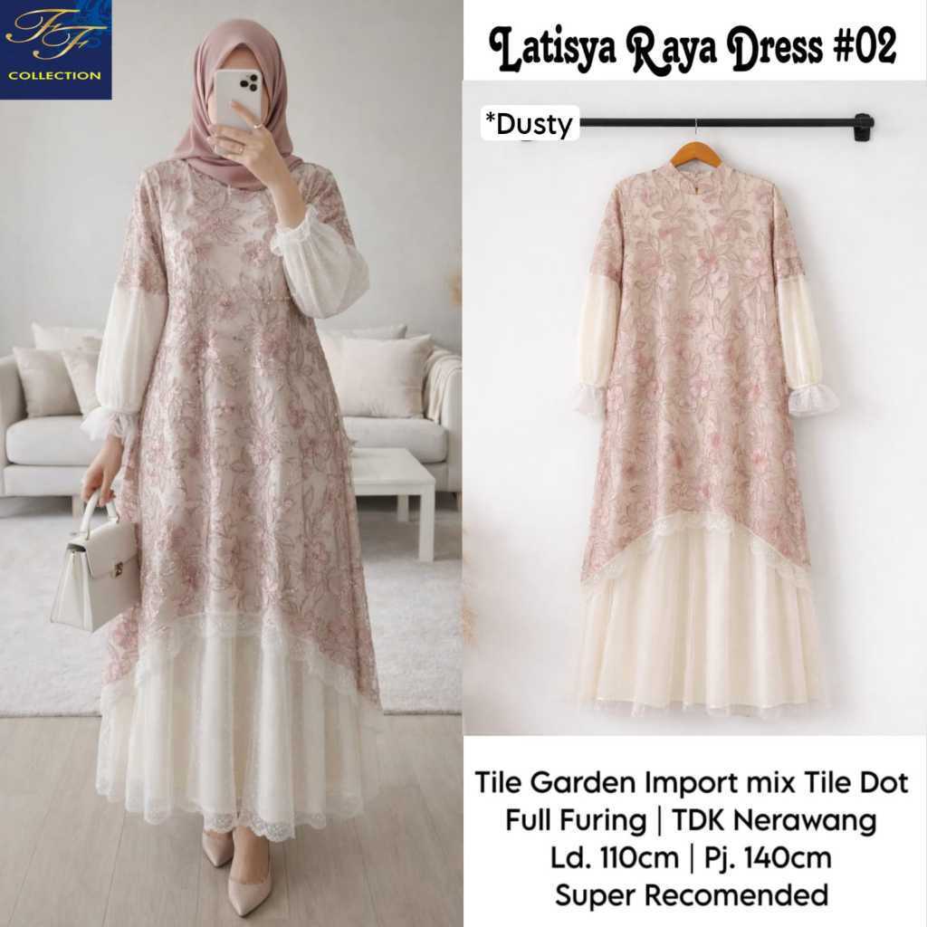 1002 LATISYA RAYA DRESS 02 FASHION by Ff ORIGINAL