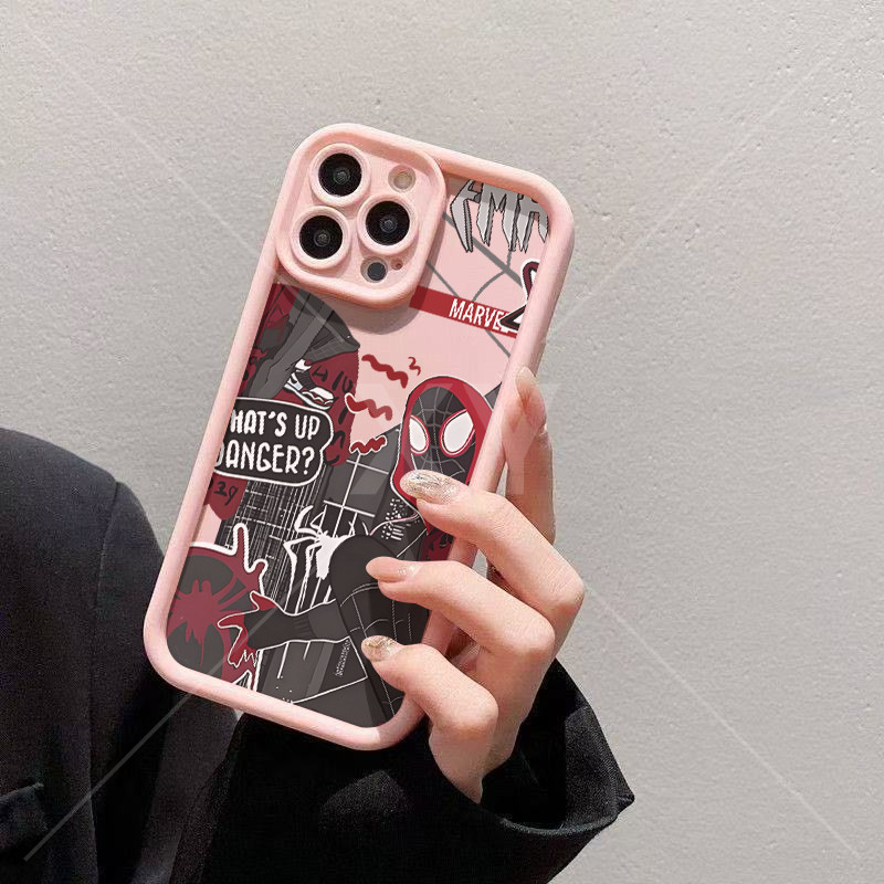 เคส OPPO A5X A5 Pro 4G 5G Reno 15 5G Reno 15 Pro 5G เคส ซิลิโคนเมือง Spiderman กรณีโทรศัพท์