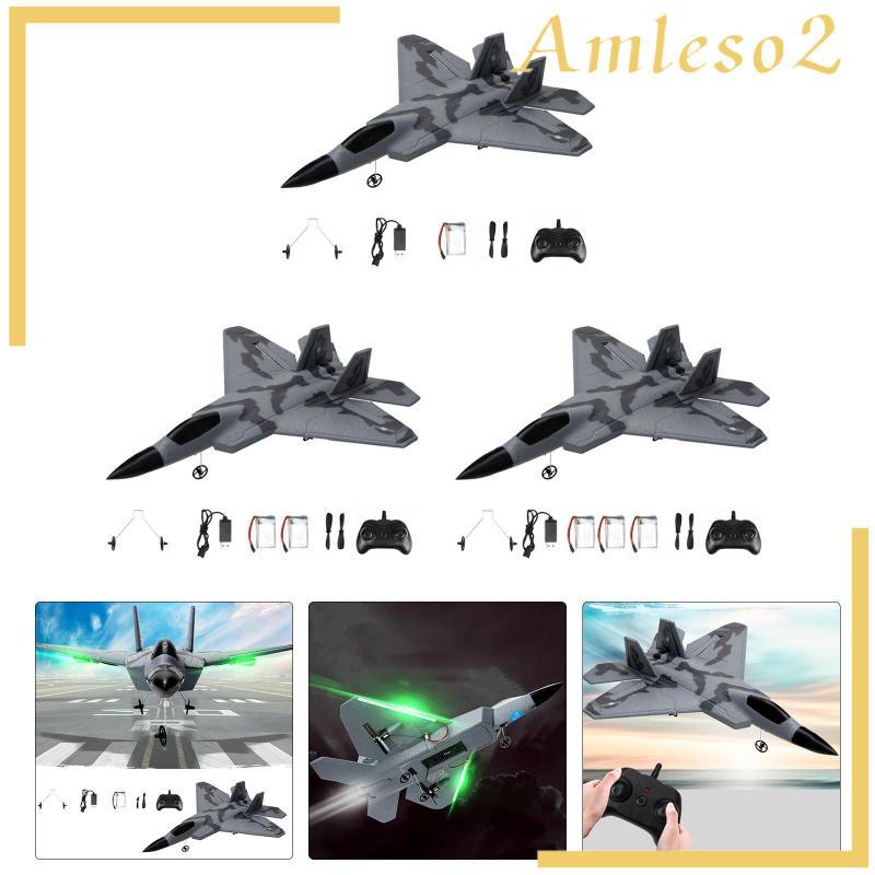 [Amleso2] RC Plane รีโมทคอนโทรล RC Plane รีโมทคอนโทรล 2 ช่อง, 2.4G วิทยุควบคุม FX622 Jet