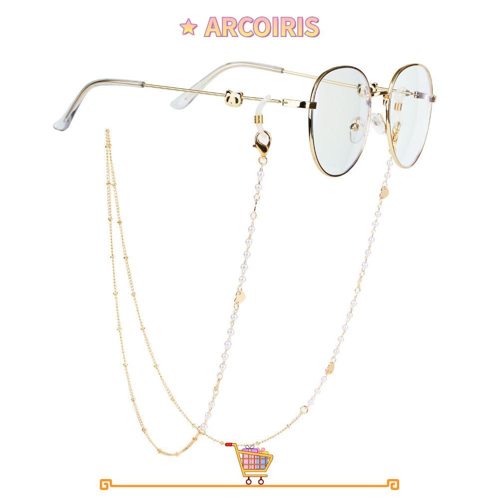 ARCOIRIS Chain Bohemian Fashion Strap Hanging Metal Pearl Holder