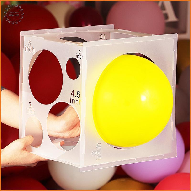 [LS] 11 หลุม 2-10 นิ้วบอลลูน Sizer กล่องพับบอลลูนเครื่องมือวัดสําหรับบอลลูนตกแต่ง,บอลลูน Arches,คอลั