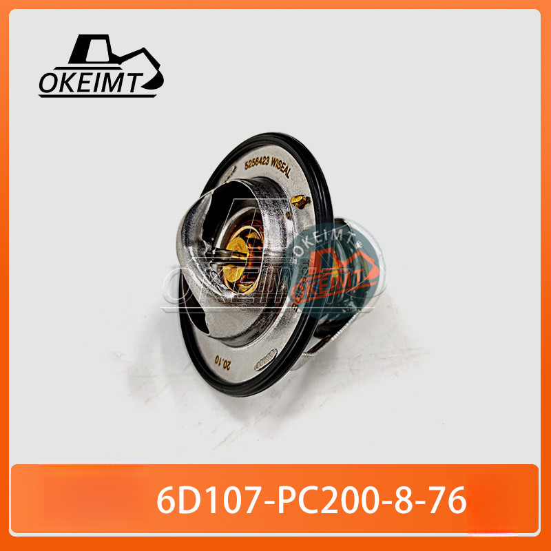 เทอร์โมสตัท 6754-61-6212 สำหรับเครื่องยนต์ Komatsu 6D107 (อะไหล่แท้)