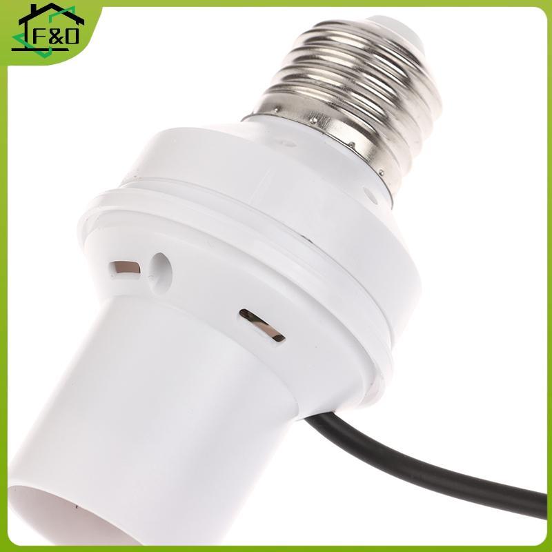 F&O E27 LED Light Holders Converter ปรับมุม 220V-240V Soet อะแดปเตอร์ Lampholders สําหรับหลอดไฟในครัวเรือน LED ข้าวโพดโคมไฟหลอดไฟ Spot
