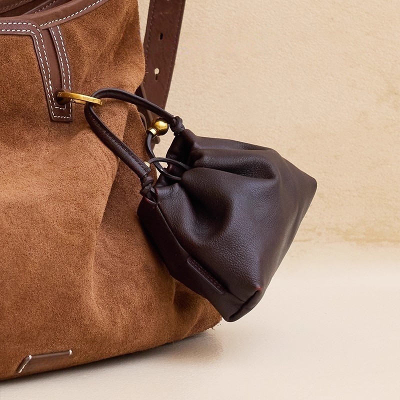 Songmont Lucky Pouch, New Chinese Vintage Mini Bag Charm, หูฟังพวงกุญแจย้อนยุคและที่วางซองจดหมายสีแด