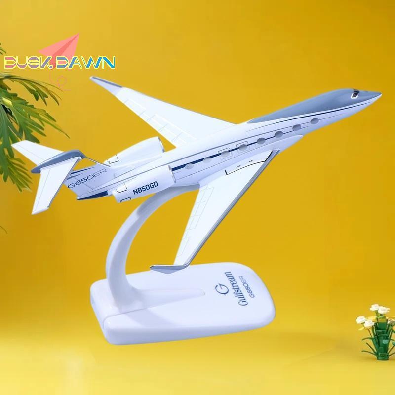 <Dusk Dawn> 1PCS Gulfstream G650 เครื่องบิน Diecast 1/200 Scale เครื่องบินรุ่นเครื่องบิน G650ER เครื