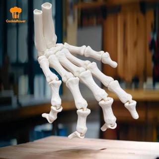 CKFR 3D พิมพ์สมจริงยืดหยุ่นข้อต่อโครงกระดูกมือรุ่น Ghost Hal…