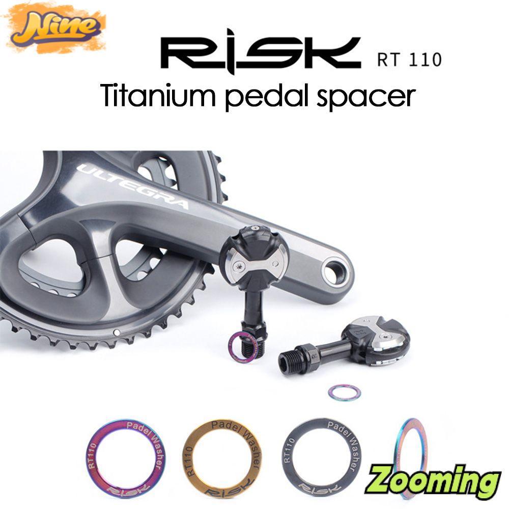 ZOOMING Pedal Spacer กันน้ำ ขนาดสองชิ้น สำหรับจักรยาน ขยายพื้นที่กลางแจ้ง