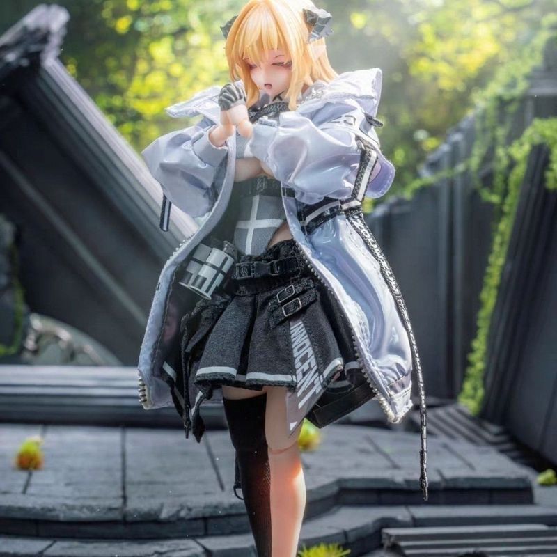 God Cat Beating HASUKI 1/12 PA009 ORIG.ver White Bishop Mary Annu