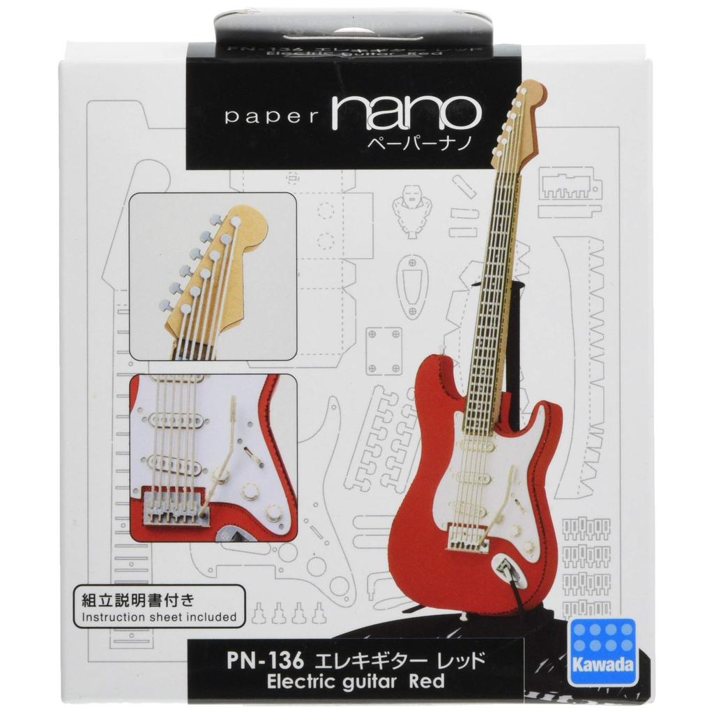 Kawada Paper Nano Electric Guitar Red PN-136