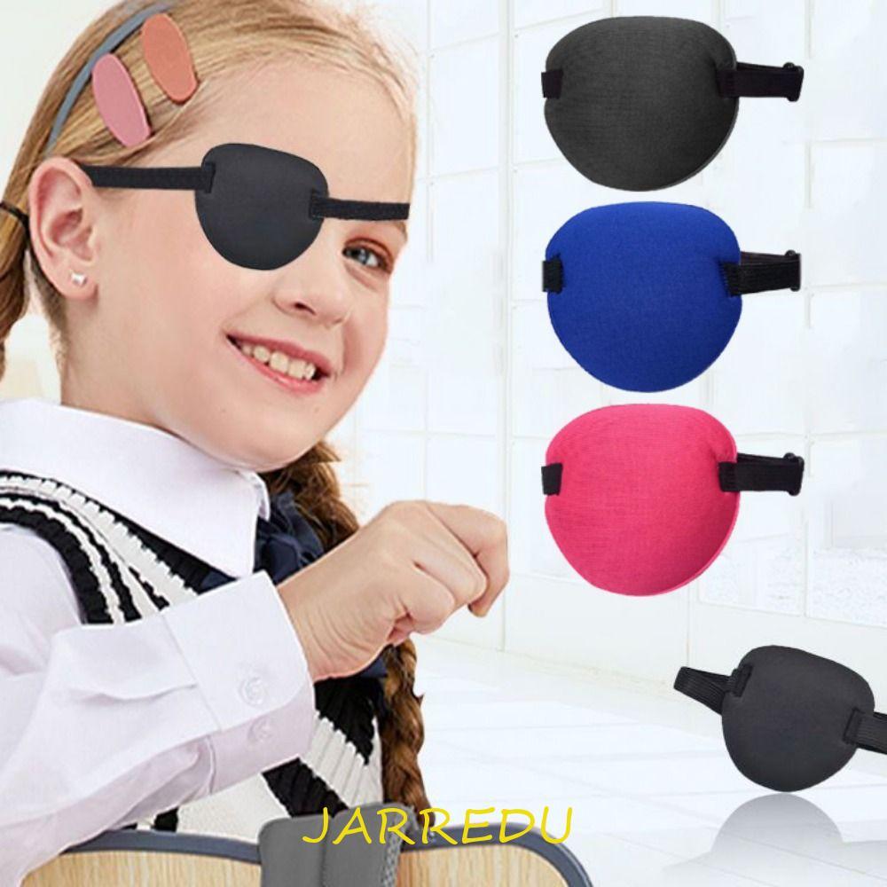 JARREDU ผ้าปิดตาเดี่ยว, นุ่ม 3D Single Eye Patch Cover, เว้า Eye Patch Breathable ปรับ Amblyopia Eye Patch สําหรับผู้ใหญ่/เด็ก