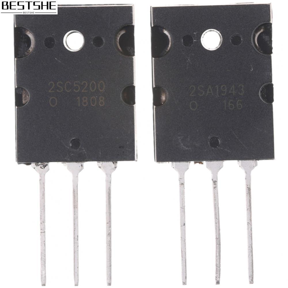 2SA1943 2SC5200 เอาต์พุตกําลังสูงจับคู่คู่การออกแบบการตอบสนองความถี่กว้าง