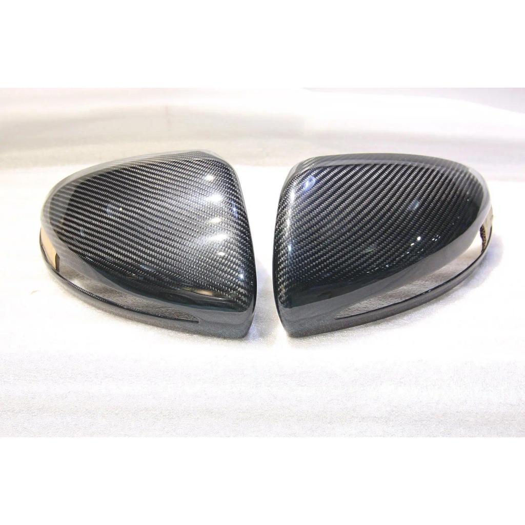 Overlay คาร์บอนไฟเบอร์กระจก RHD fit สําหรับ Benz W205 C63 W213 E63 W222 S63