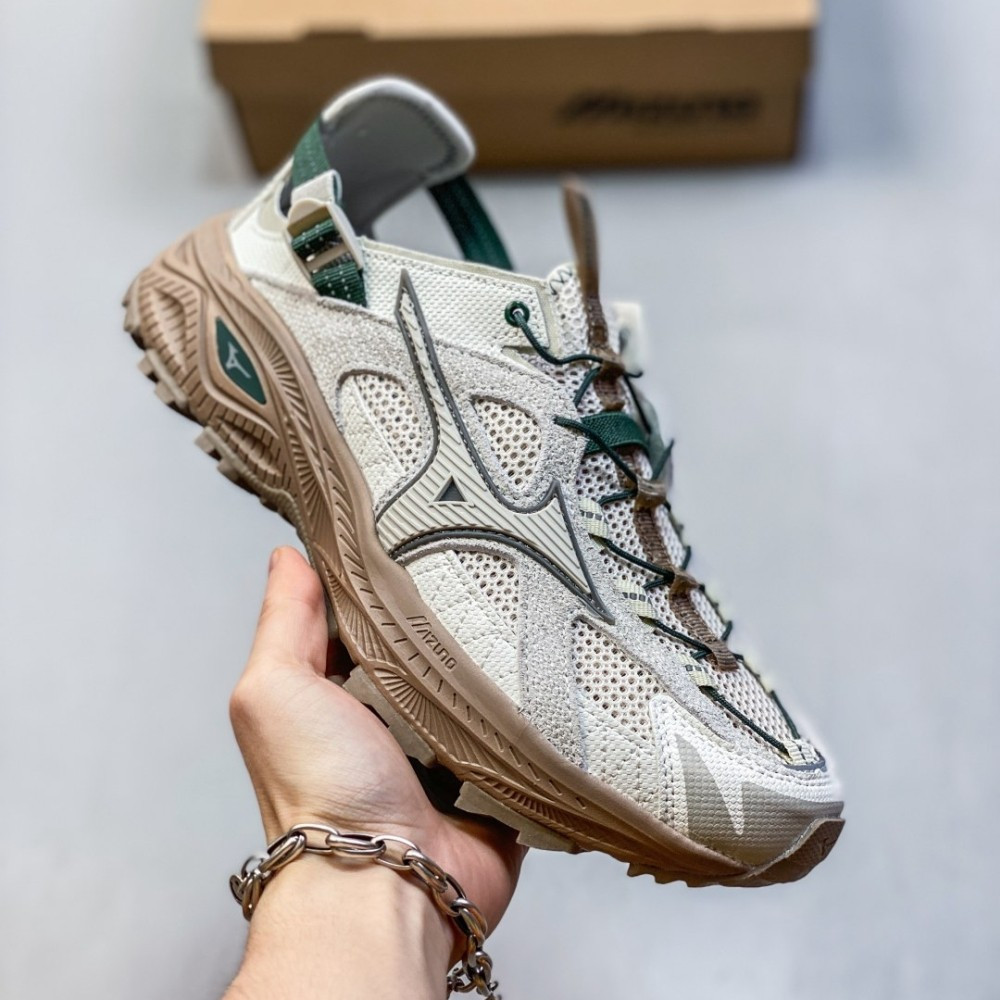 Mizuno Mizuno Racer Trail SE รองเท้าแตะกีฬาสําหรับผู้ชายและผู้หญิงคู่รองเท้าเดินป่าเทรล Unisex ตาข่า