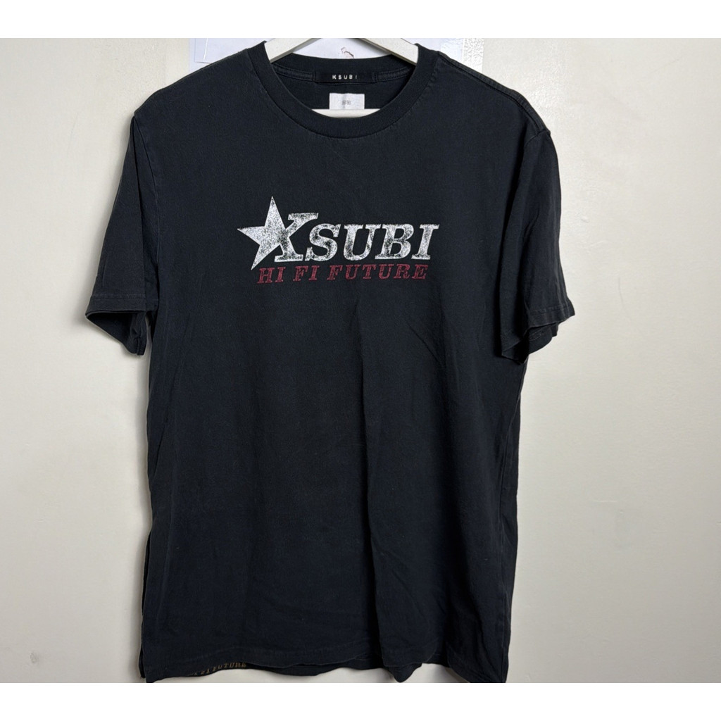 Top KSUBI ผ้าฝ้าย 100% สไตล์ยูนิเซ็กซ์ แขนสั้น ดีไซน์ทันสมัย