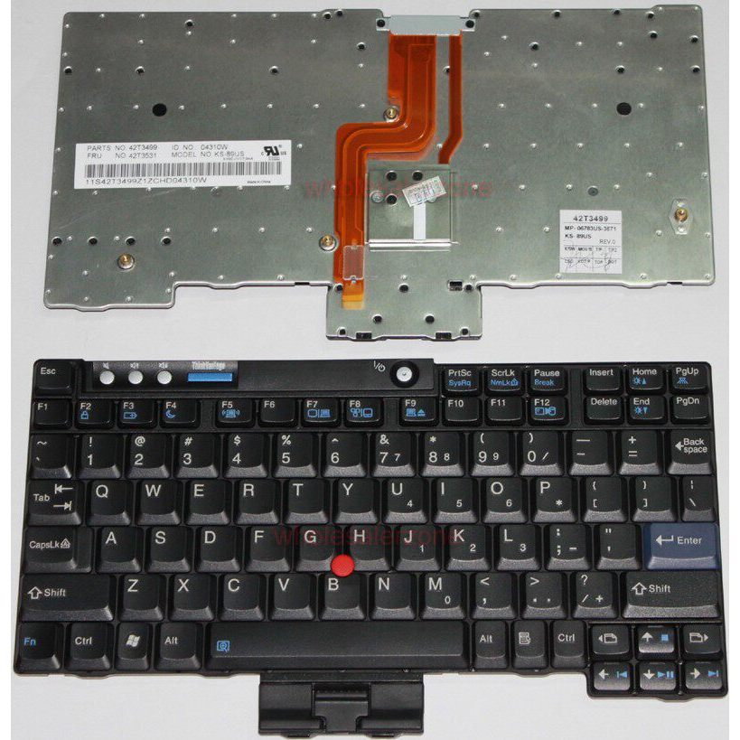 IBM Lenovo X60 X60T X60S X61 X61S X61T X200 X200T X201 คีย์บอร์ด
