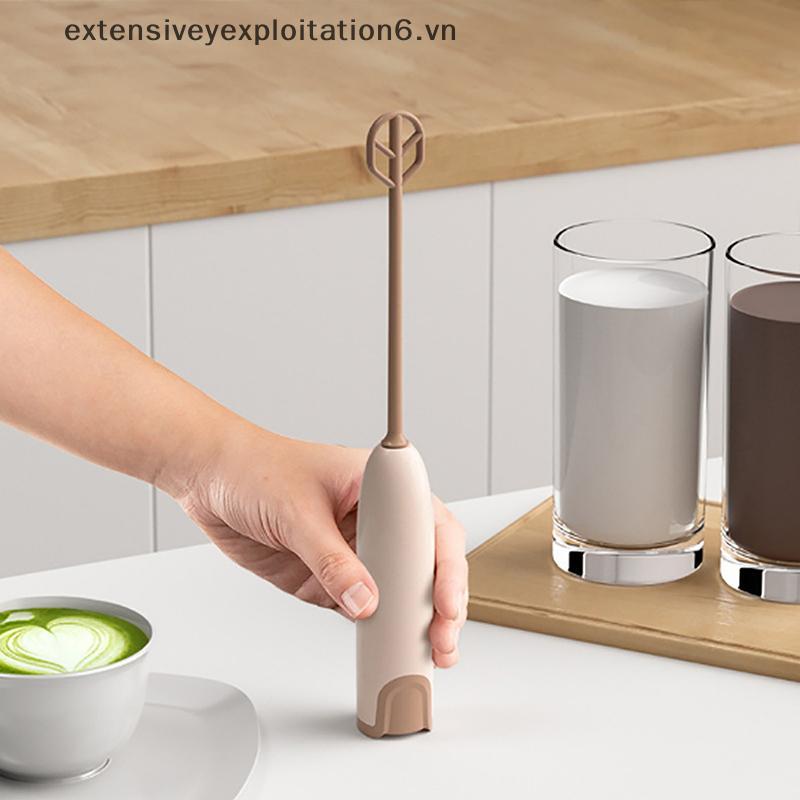 Exten Electric Milk Drink Whisk Mixer Stirrer Coffee Cappuccino Creamer Whisk Frothy Blend Whisker .