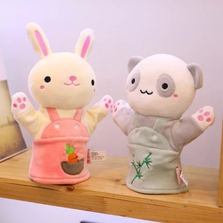 Berma Baby ตุ๊กตาใส่มือ หุ่นมือตัวใหญ่ ตุ๊กตาหุ่นมือรูปสัตว์ ของเล่นเสริมพัฒนาการ