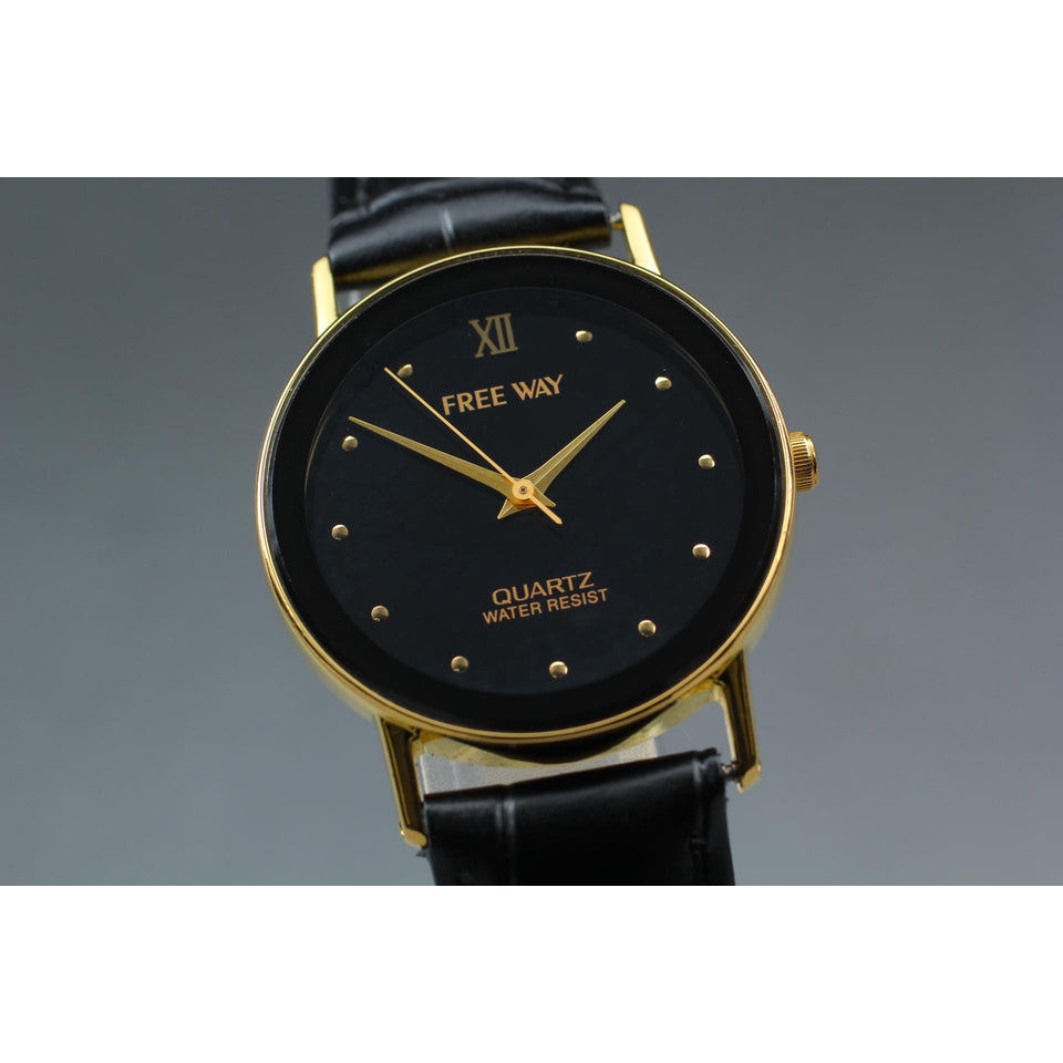 Near MINT+* Citizen Free Way 7880-S35134 Gold 30mm Qz Men's Watch From JAPAN