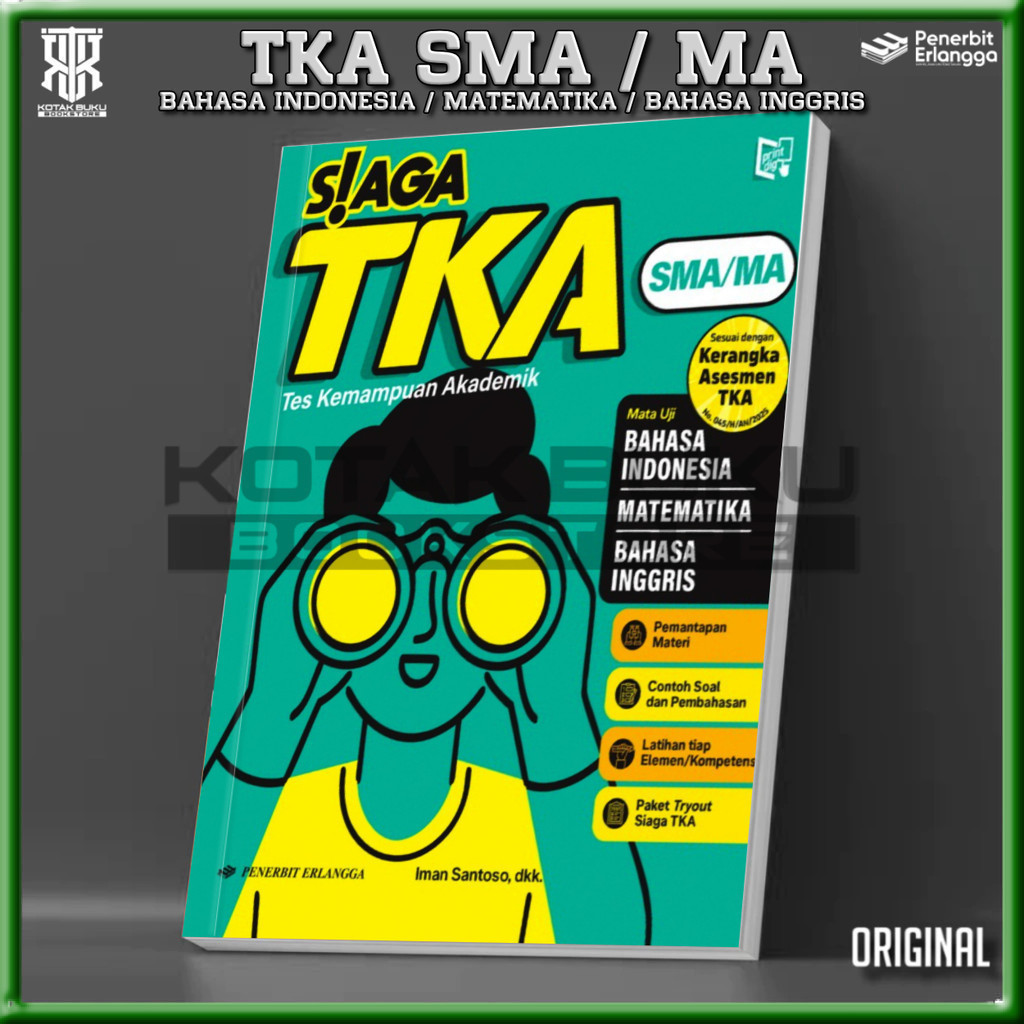 [Erlangga] หนังสือ Siaga TKA SMA / MA 2026 / TKA SMA / หลักสูตรอิสระ