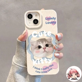 ส่งจากไทย เคสสำหรับไอโฟน13 แมวน่ารัก เคสมือถือลายข้าวโอ๊ต For IPhone17 14 15 16 11ProMAX 12/13MINI 6/7/8PLUS XR/XS SE2/3