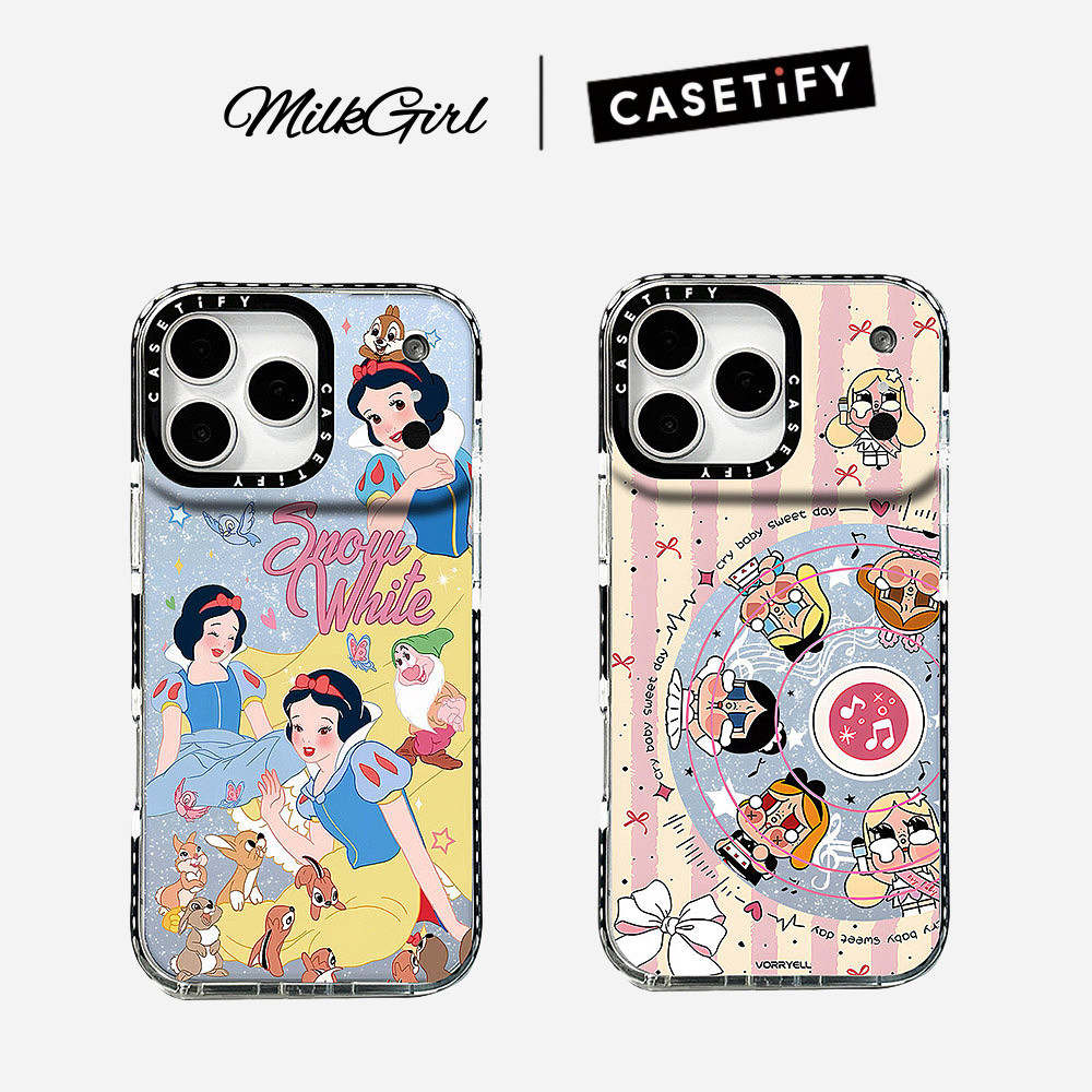 Glitter Seven Dwarf Princesses เคสโทรศัพท์แบบนุ่มสําหรับ iPhone 17 Pro Max 16 Plus 15 14 13 12 11 กันกระแทกป้องกันปลอก