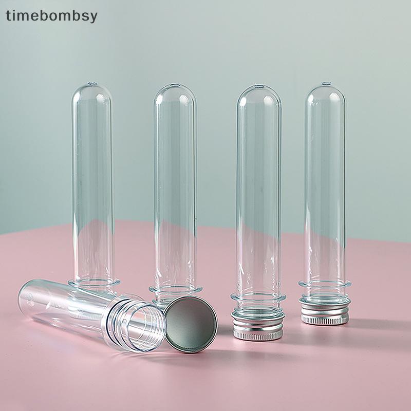 (เวลา) 1/5 ชิ้นพลาสติก Lab หลอดทดลองโปร่งใสกล่องขนมงานแต่งงานวันเกิด Candy Paaging กล่อง Baby Shower Party ตกแต่ง (TH)