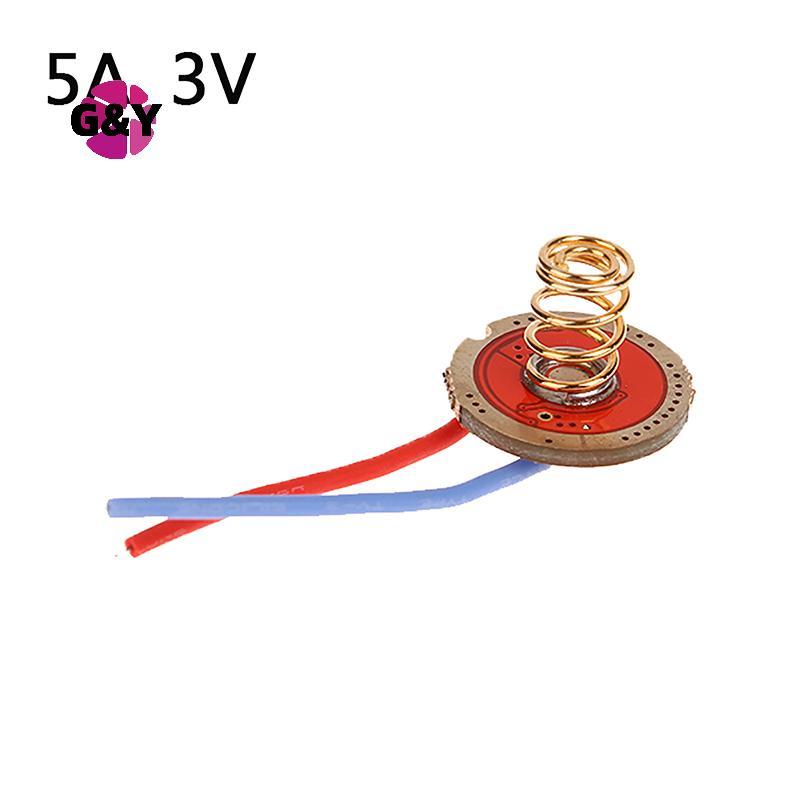 G & Y 1 PC 5A 3V ไฟฉาย LED Driver 17 มม.5 โหมดแผงวงจรสําหรับ XHP50.2 MKR XHP70.2 XHP90 ไฟฉายโคมไฟ