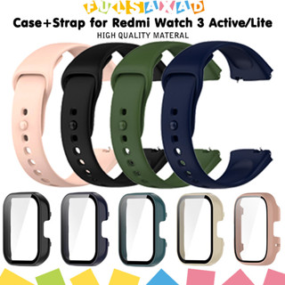 แก้วนิรภัย PC Shell สายยาง for Redmi Watch 3 Active ผู้ป้องก…
