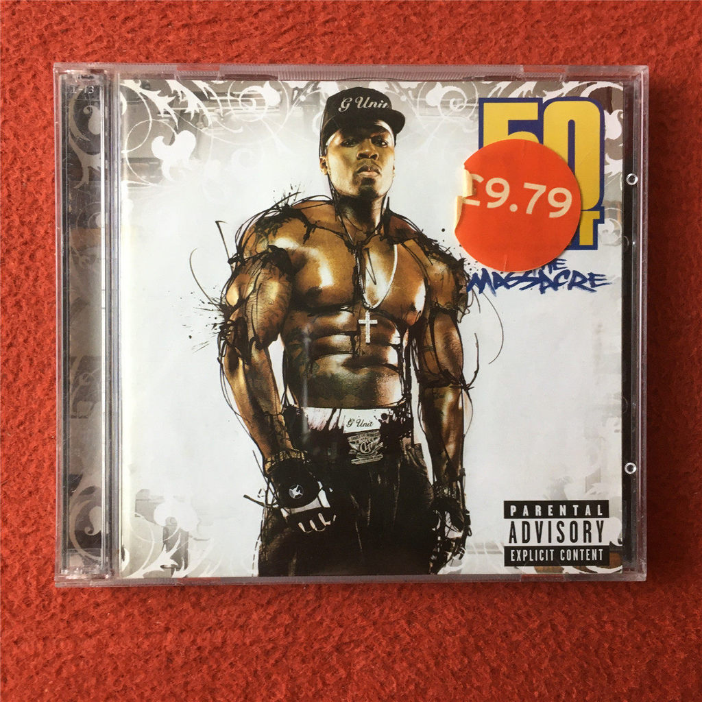 50 Cent The Massacre (ไม่มีการปิดผนึก) 2 แผ่นเสียง qian8
