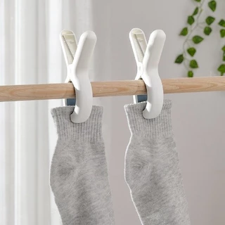 [พร้อมส่ง] ที่หนีบผ้า ไม้หนีบผ้า คลิปหนีบเสื้อ ที่หนีบผ้าพลาสติก ตัวใหญ่ Clip Plastic Clothes 9.5cm ราคา/5ชิ้น