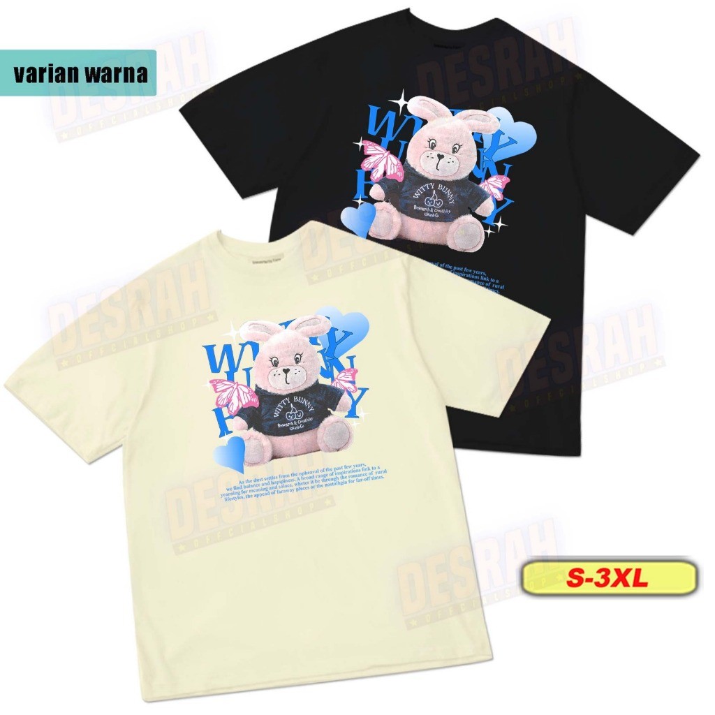 เสื้อยืด KPop Karina aespa เกาหลีพร้อมตุ๊กตากระต่ายไหวพริบ