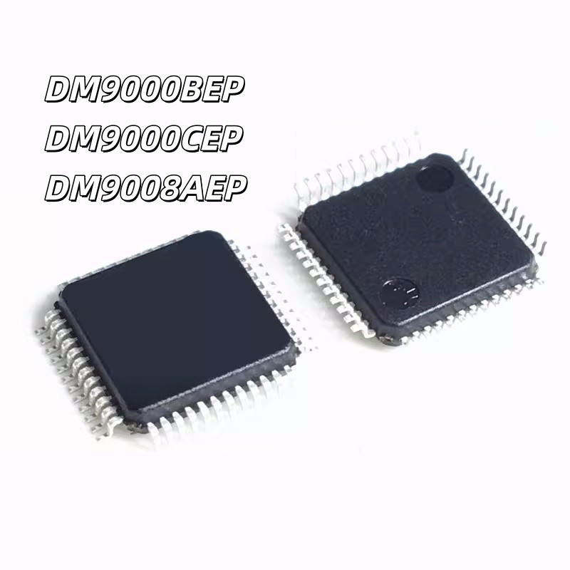 ยี่ห้อใหม่ DM9000B BEP DM9000C CEP DM9008AE EP Patch QFP48