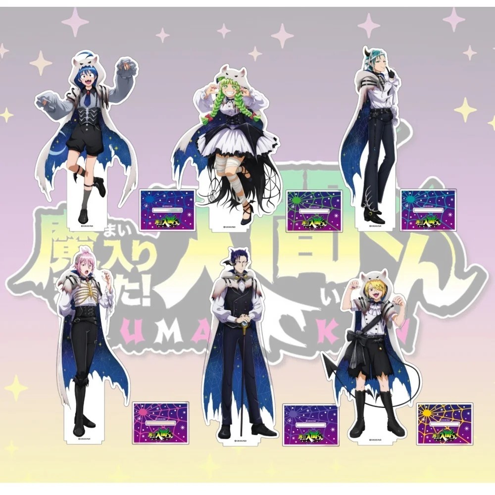 สแตนดี้อนิเมะ Mairimashita! Iruma-kun Mica Model ตกแต่งโต๊ะศึกษา Iruma Suzuki Iruma Valac Clara ความ