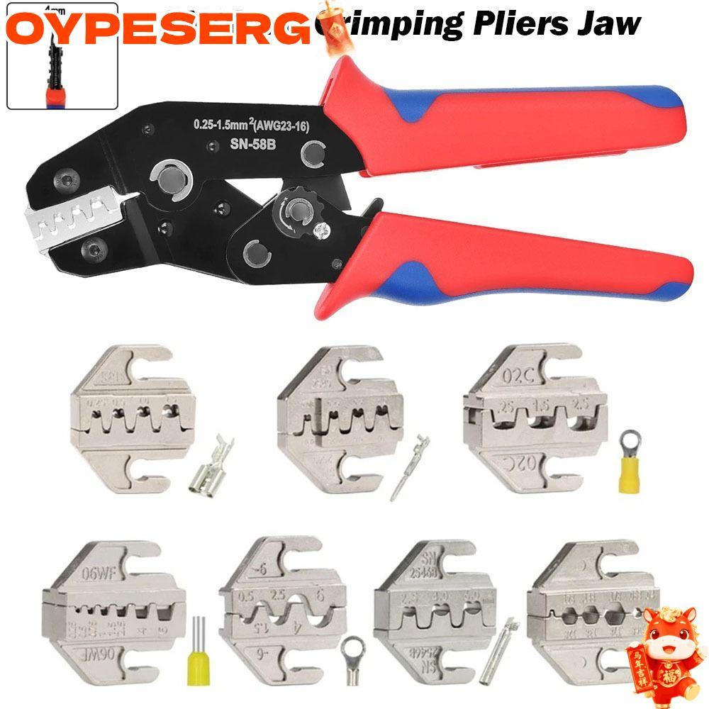OYPESERG CRIMPING คีมขากรรไกร,กว้าง 4 มม.SN CRIMPING คีม Jaw, 48B 58B SN-2546B 02C 06WF 2549 03H CRI