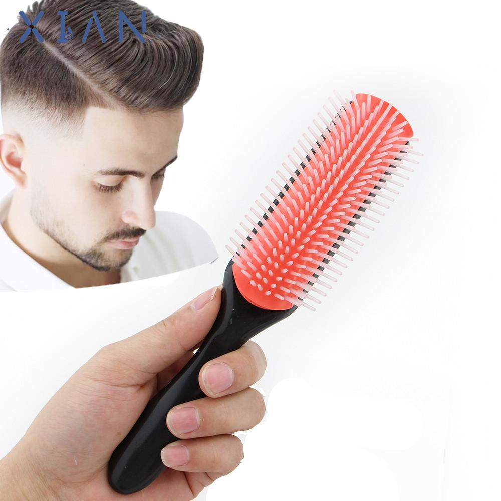 XIANEN 9 แถวแปรงผม Professional ขายร้อน Salon Hairbrush