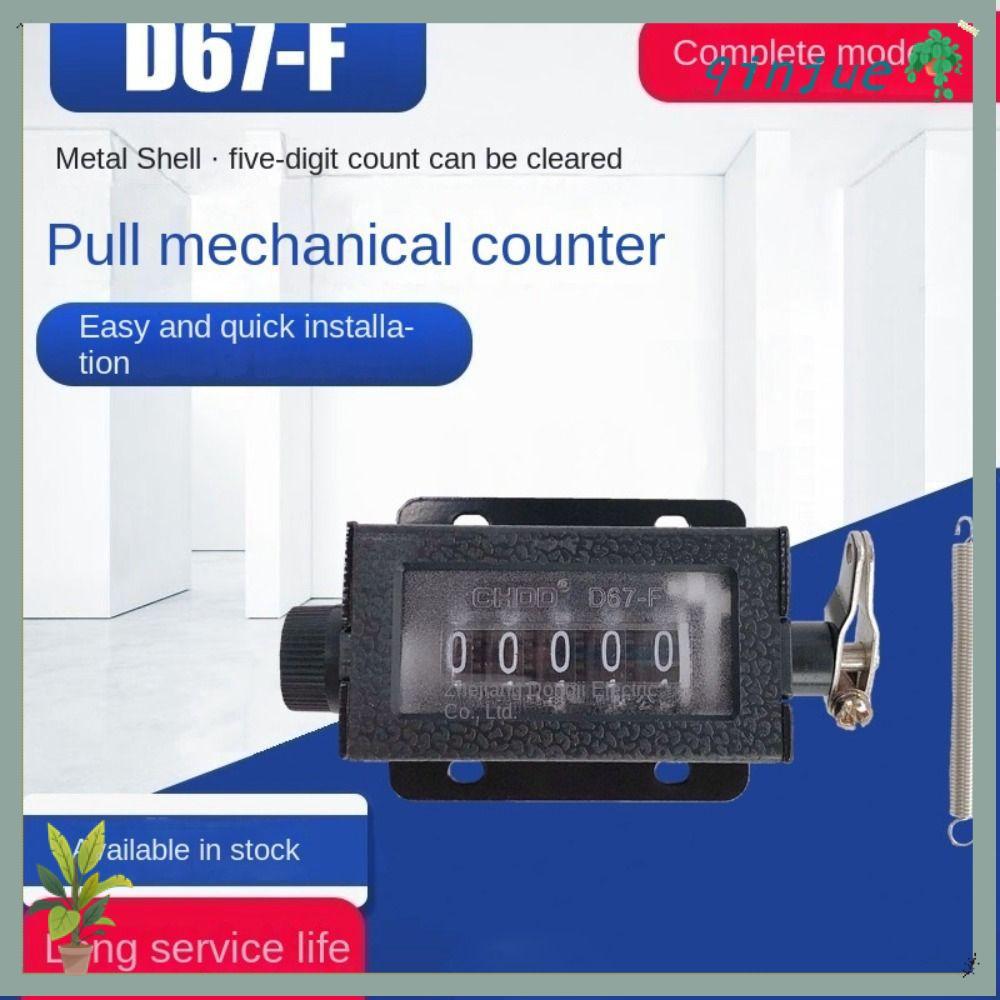 QINJUE Lap Counter สําหรับการพิมพ์กด D67-F Tally Counter Pull Counter