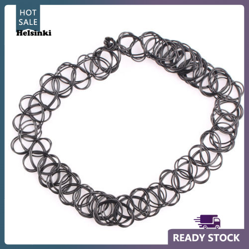 HLS ชุดเครื่องประดับผู้หญิง รวมสร้อยคอมาลัย สร้อยข้อมือ และแหวน ลายเส้นยืดหยุ่น เป็นของขวัญที่ลงตัว