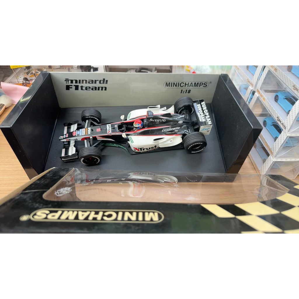 Mini Cut 1/18 Minardi cosworth ps03, No. 18 Cars Mini cosworth ps03 J. Wilson 1 of 1302 ชิ้น [คําอธิ