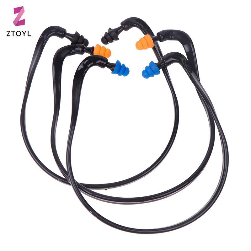 Null 1PC Sleeping ทํางานลดเสียงรบกวนปลั๊กอุดหูซิลิโคนนุ่ม Head-mounted ที่อุดหู Protector Anti-Noise Earmuff null