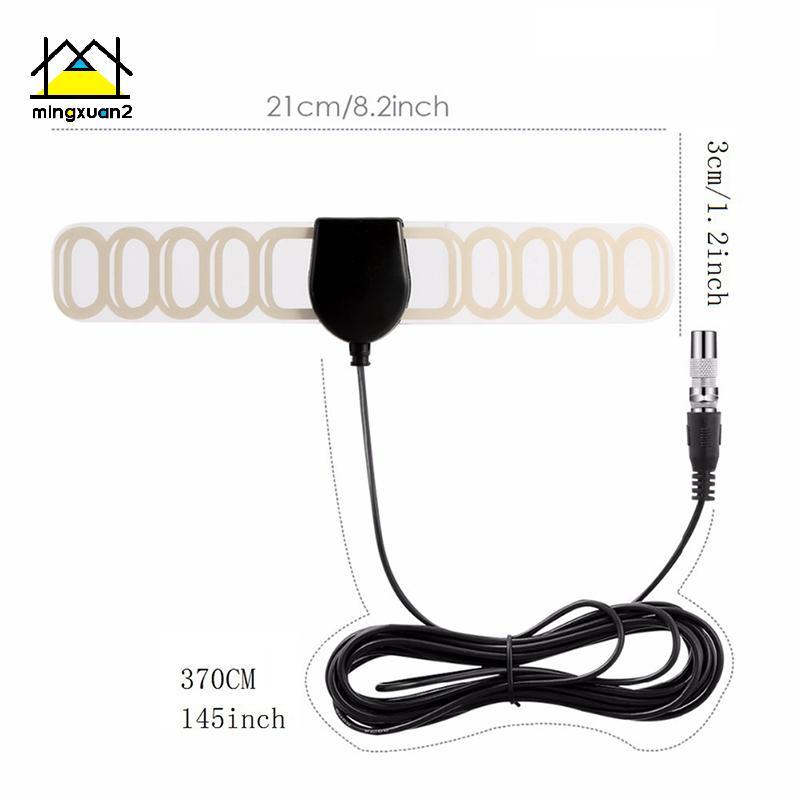 Mingxuan2 20dB กันน้ําทีวีดิจิตอล Active Receiver เสาอากาศสําหรับรถยนต์ DVB-T DVB-T2 1080p wn