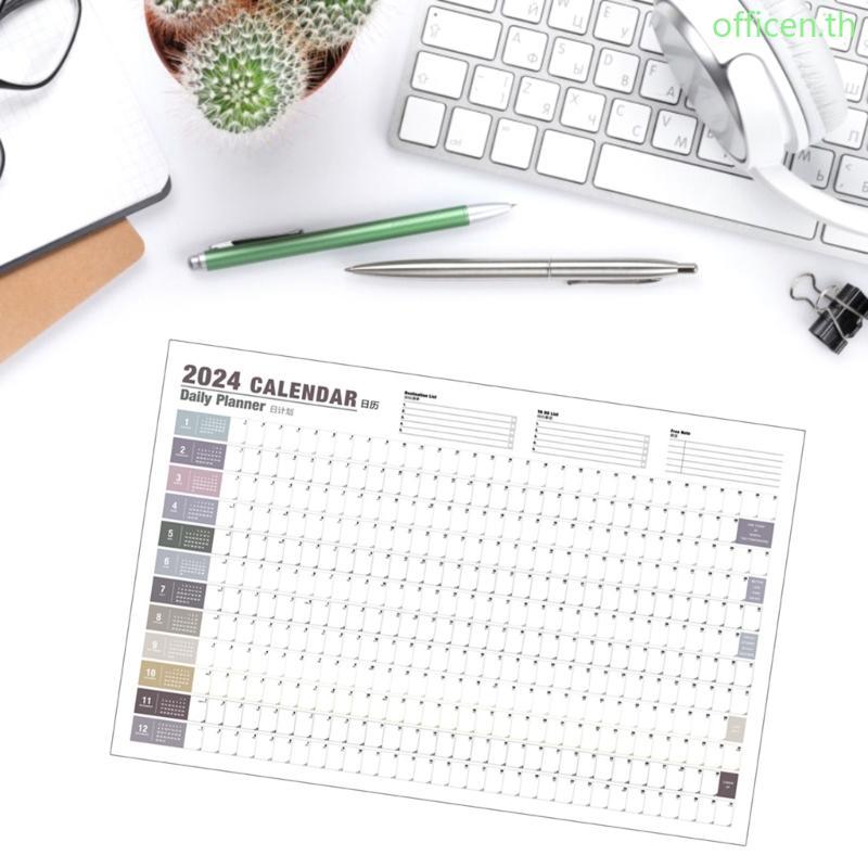 Monthly Planner Wall Calendar 2024 Full Year to View Calendar 356 Days Planner
