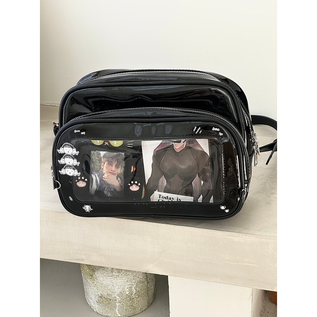 2026 Night Color Coming b ผลิตภัณฑ์พิเศษโซ่สิทธิบัตรหนัง Sweet Cool กระเป๋าเป้สะพายหลัง Pain Bag All