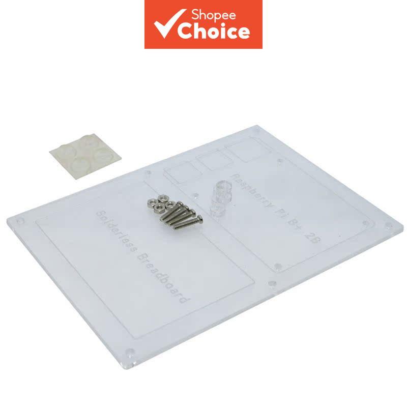 ที่มีประโยชน์ Essential 400 จุดควบคุมความเร็ว Breadboard แผ่นยึดต้นแบบการทดลองแผ่นสําหรับ Raspberry 